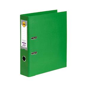 Marbig lever arch file foolscap green