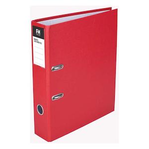 FM Binder Radofile Red Foolscap Lever Arch