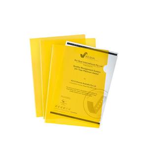 Marbig Letter File A4 Ultra File Yellow Pk10 2004205