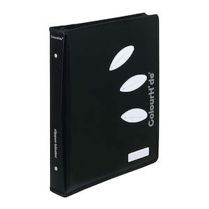 Filing Folders: Colourhide Ring Binder Zipper Black 5800002J