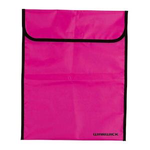 School Bags Cases: Warwick Homework Bag Fluoro Hot Pink Large Velcro