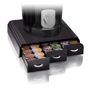 Desk Organisers: Esselte Anchor 36 Capacity Coffee Pod Blk TRY3PCBLK