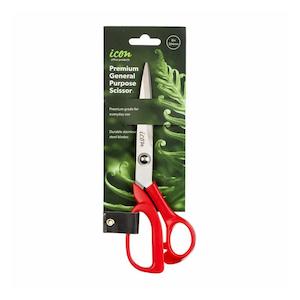 Icon Scissor Premium 8 Inch Red Handle