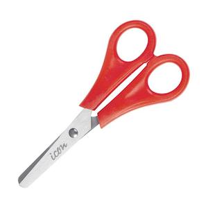 Desk Organisers: Icon Kids Scissor 5 Inch Red Handle