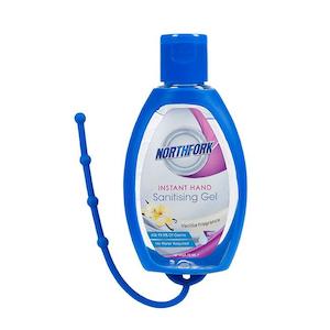 Northfork hand sanitising gel 70ml with silicone case