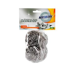 Northfork stainless steel scourer pk4