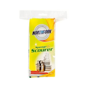 Northfork sponge with scourer pk6