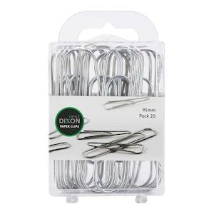 Dixon Paper Clips 95mm Pack 20