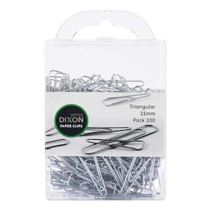 Dixon Paper Clips 31mm Tri Pack 200