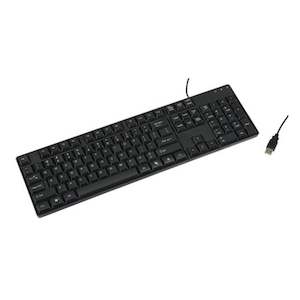 Mice Keyboards: Black Qwerty Usb Keyboard