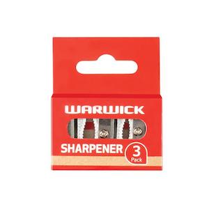 Warwick Pencil Sharpener Metal Multi 3 Pack Hangsell