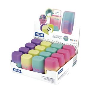 Sharpeners: Milan Sunset Range 2 Hole Sharpener Milan Sunset Range 1 piece