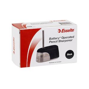 Sharpeners: Esselte Pencils Sharpener (battery operated) black