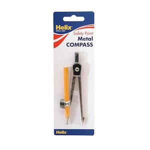 Rulers: Helix metal compass with pencil