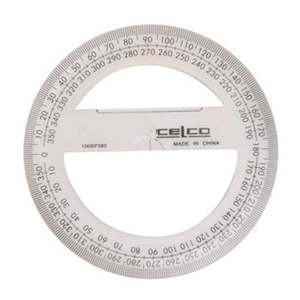 Celco protractor 10cm 360deg