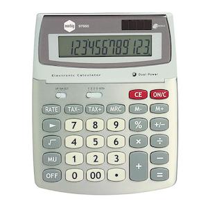 Marbig calculator desktop 12 digit gst