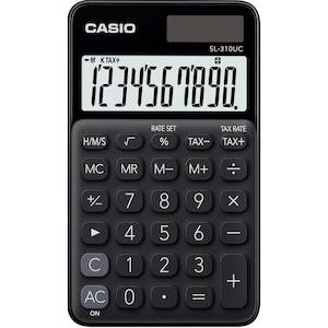 Casio SL310UCBK Hand Held 10 Digit Calculator Black