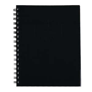 Spirax 511 hard cover book 225x175mm 200 page black