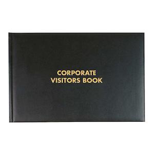 Health Safety: Milford Visitors Book Corporate 205x300mm 192 Page