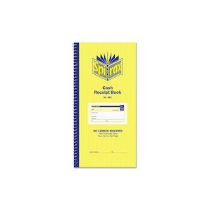 Spirax 553 cash receipt book 279x144mm