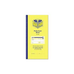 Spirax 552 petty cash book 279x144mm