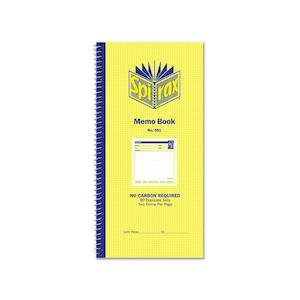 Spirax 551 memo book 279x144mm