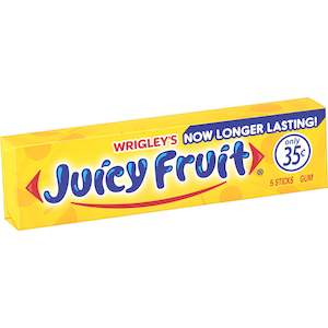 Wrigley's Gum - Juicy Fruit 5-Stick Pack