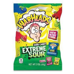 Warheads Extreme Sour Hard Candy 2 oz