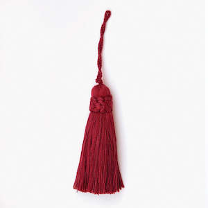 Accessories: Mini Tassel - Cranberry