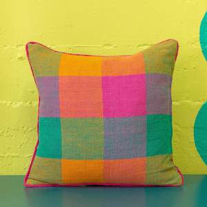 Cushions: Tutti Scramble Gingham 36x36cm