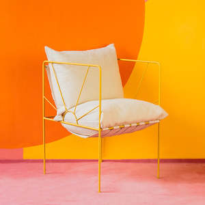 Sitting Pretty Sunrise Chair - Yellow