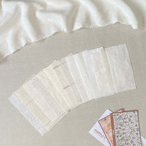 Linen Sample Pack - Cream/Off White