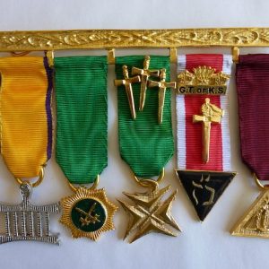 Allied Masonic Degrees – District Grand Officer collar-plain