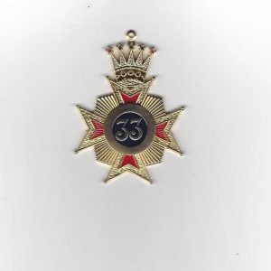 Clothing accessories: Rose Croix – Name badge