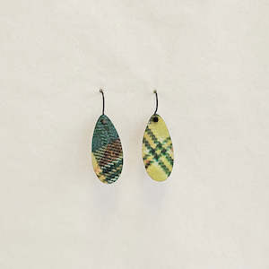 Tartan Pearl Drop earrings, 2022