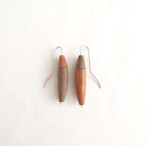 Solstice earrings - Rimu & Puriri, 2021