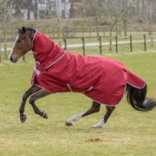 Bucas - Irish Turnout Light - Ruby Red With Combi Neck ( 5°c to 12°c )