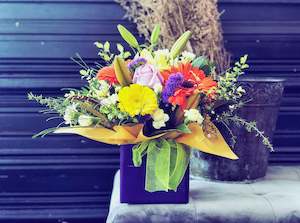 The Box - Colourful (Arrangement in Container)