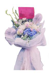 Florist: Floral Stand - Blue Pastel