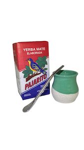 Pajarito & Ceramic Cup Set