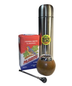 Pajarito, Gourd and Thermos Set