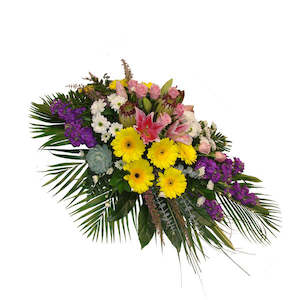 Florist: Mix Color Casket Spray