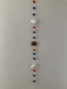 decorations: Garland -  Clouds and Rainbow