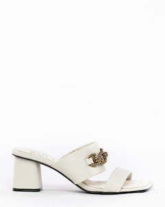 Hael & Jax Cassatt Porcelain Leather Heel Slide