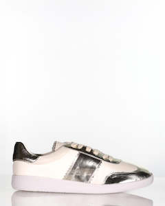 Summer: Minx Hybrid Gold/Ivory Leather Sneaker