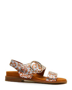 Summer: Minx Willa Silver Leopard Wellness Range Sandal