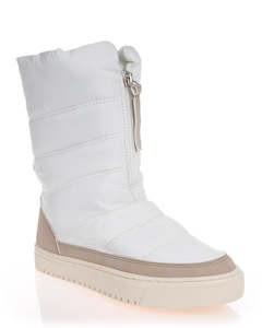 Los Cabos Celena White Vegan Water Proof Boot