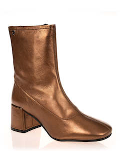 Gioseppo 70825 Evanton Bronze Leather Ankle Boot