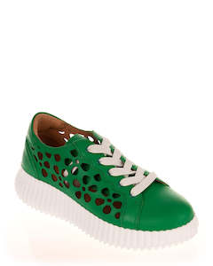 Premio Supreme Green Leather Sneaker