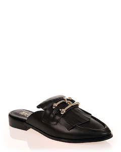 Hael & Jax Kings Black Mule